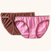 maternity undies pink and brown