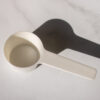 compostable scoop on bench