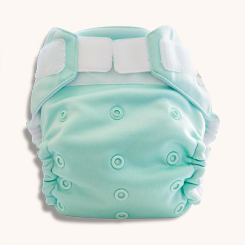 aquamarine all in two cloth nappy