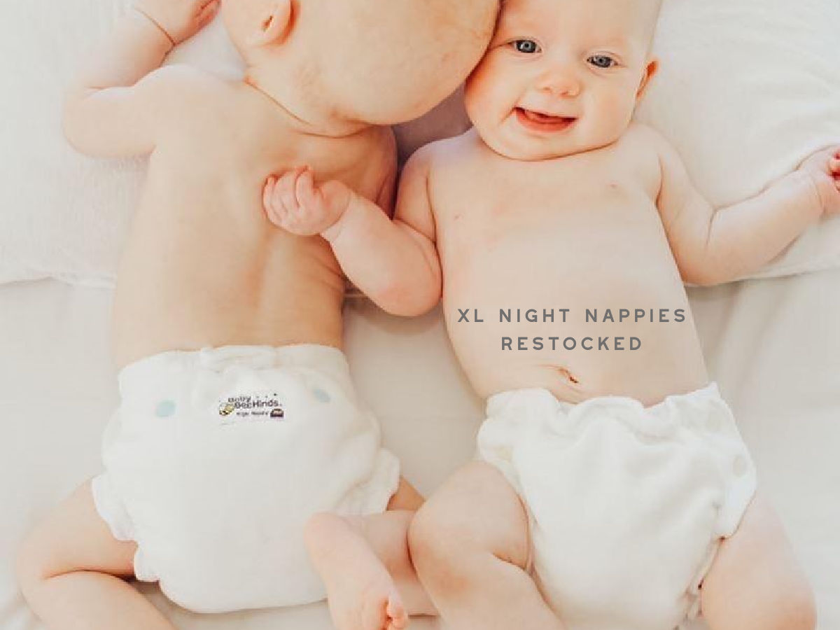 night nappy on twins