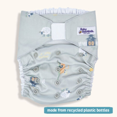 Reusable Swim Nappy - Farm Days - Recycled PUL
