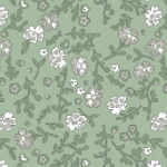 Blooms Moss - Recycled PUL