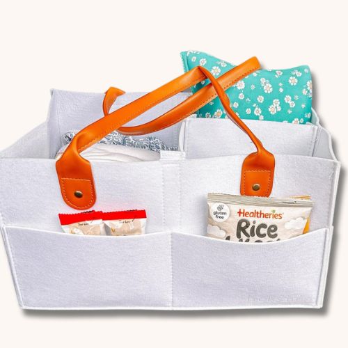 Nappy Caddy Soft Grey Award Winning Design